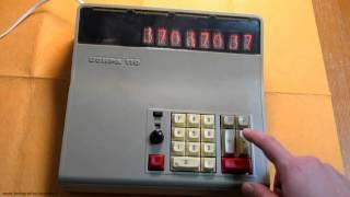 Soviet calculator Iskra 110 (circa 1974). Калькулятор Искра 110.