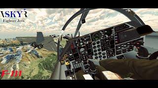 VR Flight with F-111 in VR SKY Fighter Jets 2024