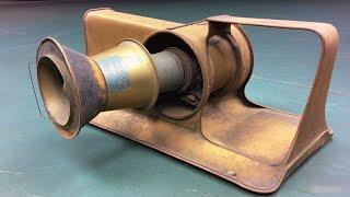 Restoration Damaged Century-Old Loudspeakers - Turning Dead Antique Loudspeakers Working History