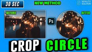 How to crop a circle in photoshop 2024