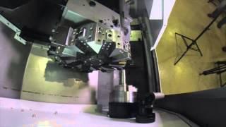 Samsung SL15 CNC Lathe Cutting Demo