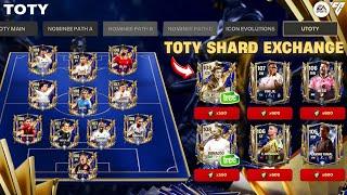 FREE 108 OVR TOTY ICON!! TOTY SHARD EXCHANGE & TEAM OF THE YEAR EVENT PREPRATION FC MOBILE 25!