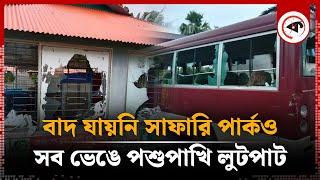 সাফারি পার্কের সব ভেঙে পশুপাখি লু'টপাট | Bangabandhu Sheikh Mujib Safari Park | Gazipur | Kalbela