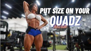 BUILDING HUGE QUADS AND DIET ADVICE...