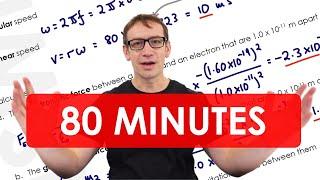 One Month of A Level Physics Explained in 80 Minutes