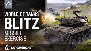 WoT Blitz. 4.1 Event: Missile Exercise. T49 ATM. KpfPz 70