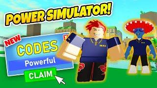 16 CODES! ALL POWER SIMULATOR CODES - Roblox