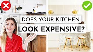 DESIGNER TRICKS TO MAKE YOUR KITCHEN LOOK EXPENSIVE (no renos!) 