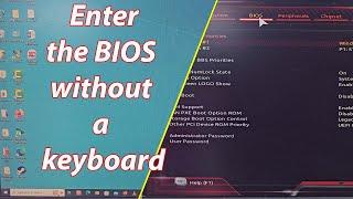 How to enter bios without keyboard windows 10