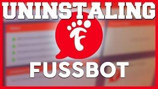 How to uninstall FussBOT chat bot