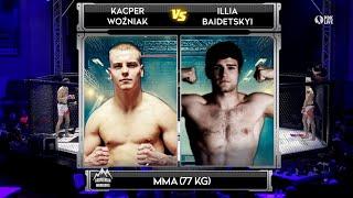 Carpathian Warriors XIII: Kacper Woźniak vs. Illia Baidetskyi [CAŁA WALKA]