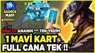 HİLE GİBİ TEK ATIYORUM MAVİ KARTLA !! ŞOK OLDU KARŞI TAKIM !!