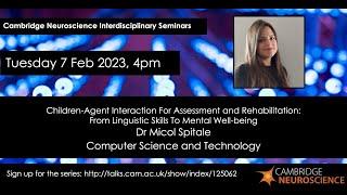 Children-Agent Interaction For Assessment & Rehab: From Linguistic Skills To Mental Well-being