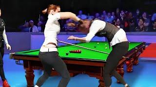 Most RIDICULOUS Moments In Women Snooker..