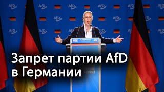 Запрет партии AfD в Германии. Хорошо или плохо?