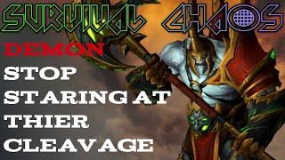 SURVIVAL CHAOS | DEMON FEL BEAST CLEAVAGE IS SHOWING | Warcraft 3 Reforged