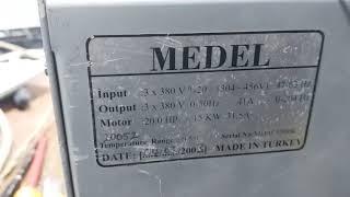 Отчет-ремонт преобразователя частоты MEDEL 15 KW  MDAC1500K в мастерской КИПлаб.РФ +79054188772