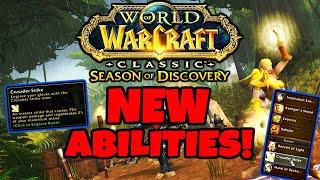 ALL of The NEW Class Abilities in Classic WoW Season of Discovery!