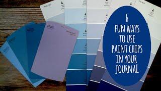 6 Fun Ways to Use Free Paint Chips in Your Journal