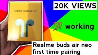 REALME BUDS AIR NEO FIRST TIME PAIRING| MUST WATCH BEFORE YOU CONNECT TO YOUR DEVICE.