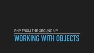 Object Oriented PHP for Beginners