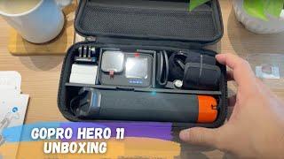 Unboxing GoPro Hero 11 Black + Accessories Bundle | ASMR