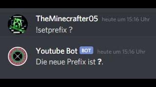 Bot Prefix ändern | discord.js #15