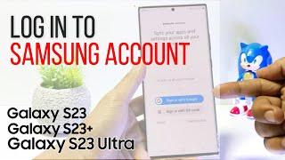 How To Sign In Samsung Account With Google Account On Samsung Galaxy S23/S23+/S23 Ultra