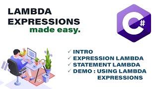 Lambda Expressions in C#.Net made easy! | Expression Lambda | Statement Lambda | Codelligent