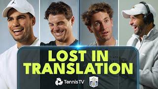 Goats, Carrots & Shiny Legs: Translation Prank on ATP Tennis Pros! 