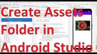 How to create Assets directory in your Android Studio environment?