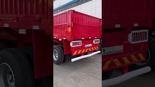 Triaxle Cargo Semi Trailer with Drop Side