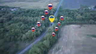 Moment the Russian Army Ambushes Ukrainian Troops in Close Combat