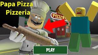 Escaping From Papa Pizza Pizzeria In Roblox | ProBlox