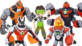 Ben 10 Omni-Kix armor Heatblast, Four Arms transform! | DuDuPopTOY