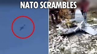 NATO warplanes scrambled as Putin launches enormous blitz on Ukraine with 93 missiles & 200 drones