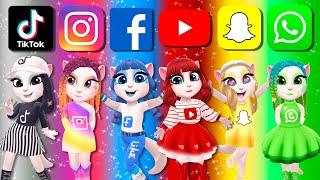 My talking Angela 2 | Social Media | Facebook, Youtube, SnapChat, Whatsapp, TikTok, Instagram