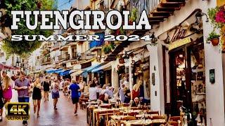 FUENGIROLA Spain beautiful town Bars & restaurants | Costa Del Sol Malaga [4k]