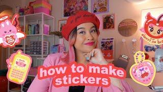 how to make & sell stickers  starting a small business *artist tips*