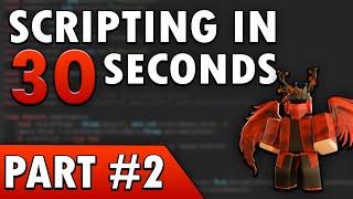 30 Seconds Scripting Roblox Studio: Humanoid Properties