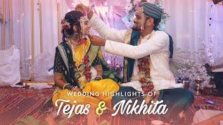 Love Story of TEJAS & NIKHITA | Marathi Wedding Highlights | Marathi Wedding Cinematic Film