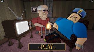 GRUMPY GRANDPA CAUGHT BARRY SLEEPING in GRUMPY GRAN HOUSE? SCARY OBBY #roblox