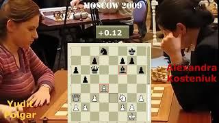 Polgar - Kosteniuk. The Theatre of Chess (Live PGN)