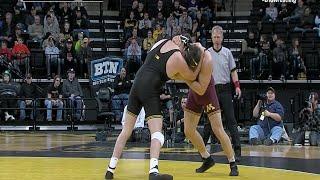 Big Ten Rewind: 2014 Wrestling - Heavyweight - Minnesota's Tony Nelson vs. Iowa's Bobby Telford