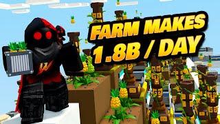 Making 1.8 BILLION per day from my New LPC Auto Farm (Roblox Islands)