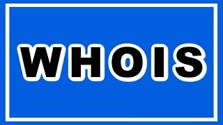 What is whois? | Whois Tutorial