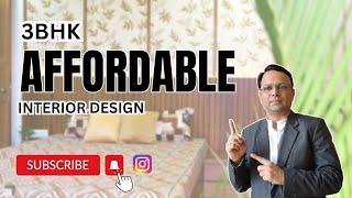 3bhk Affordable Interior Design in Ahmedabad | Ar.Viipul Mistry | Minimalistic Interior