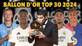 Ballon d'Or Top 30 2024