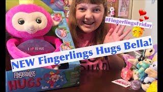 NEW Fingerlings Hugs Plush Bella Interactive Soft Toys - Hot Holiday Toys 2018 - Unboxing & Review