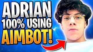 CHEATER ADRIAN 100% USING AIMBOT IN WARZONE RANKED! (AYDANS TEAM MATE)